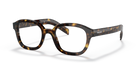 Prada PR 11WV Dark Havana 2AU1O1 three-quarter view