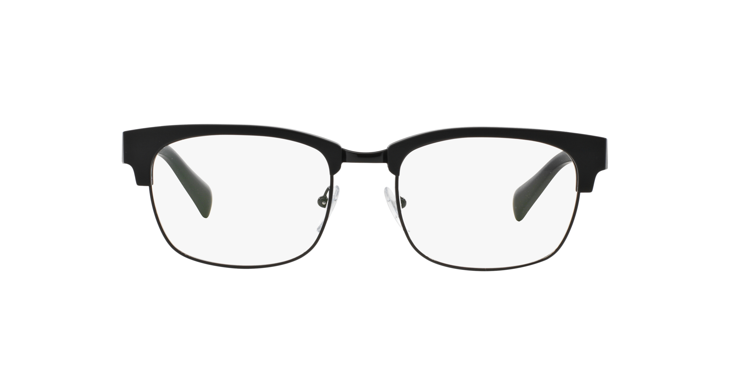 Prada PR 12RV Matte Black 1BO1O1 three-quarter view