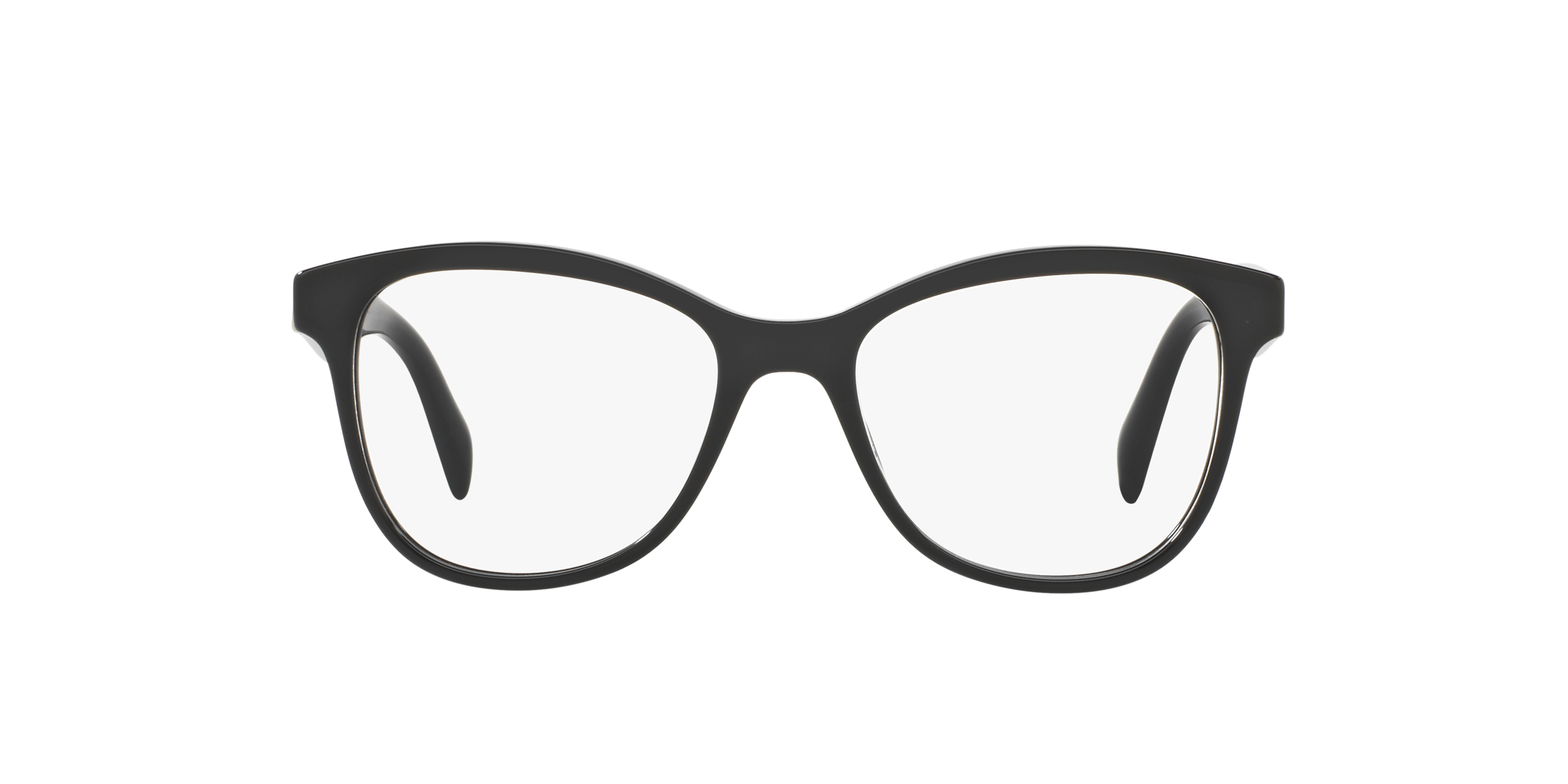 Prada PR 12TV Black 1AB1O1 three-quarter view