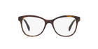 Prada PR 12TV Havana 2AU1O1 three-quarter view