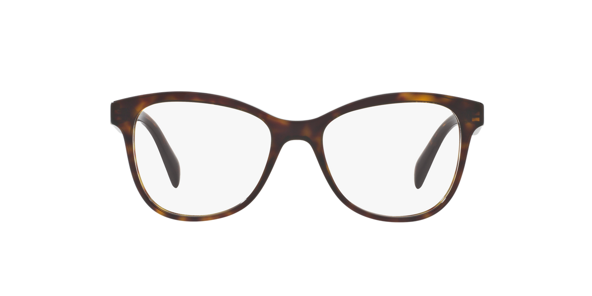 Prada PR 12TV Havana 2AU1O1 three-quarter view