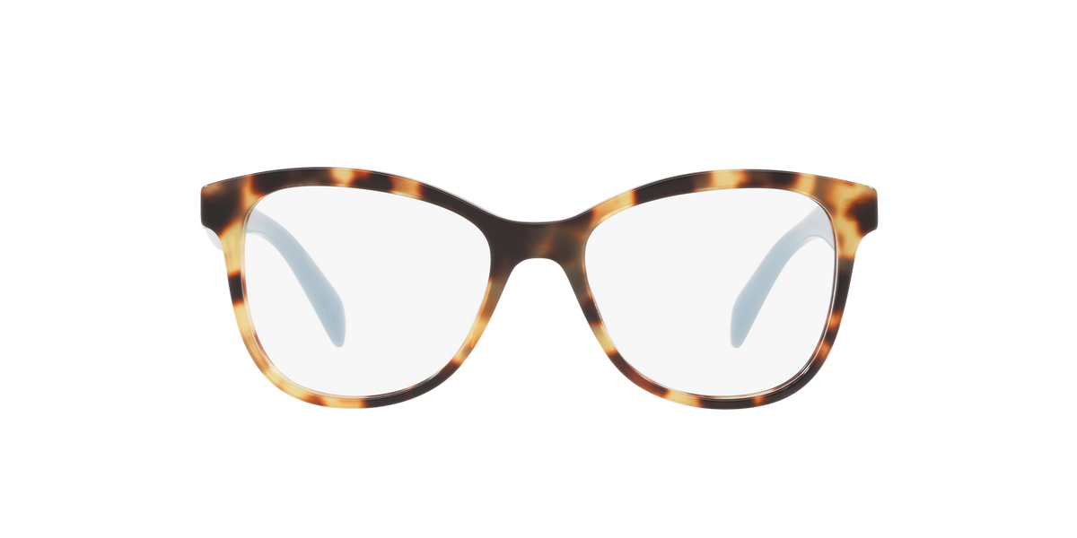 Prada PR 12TV Medium Havana 7S01O1 three-quarter view