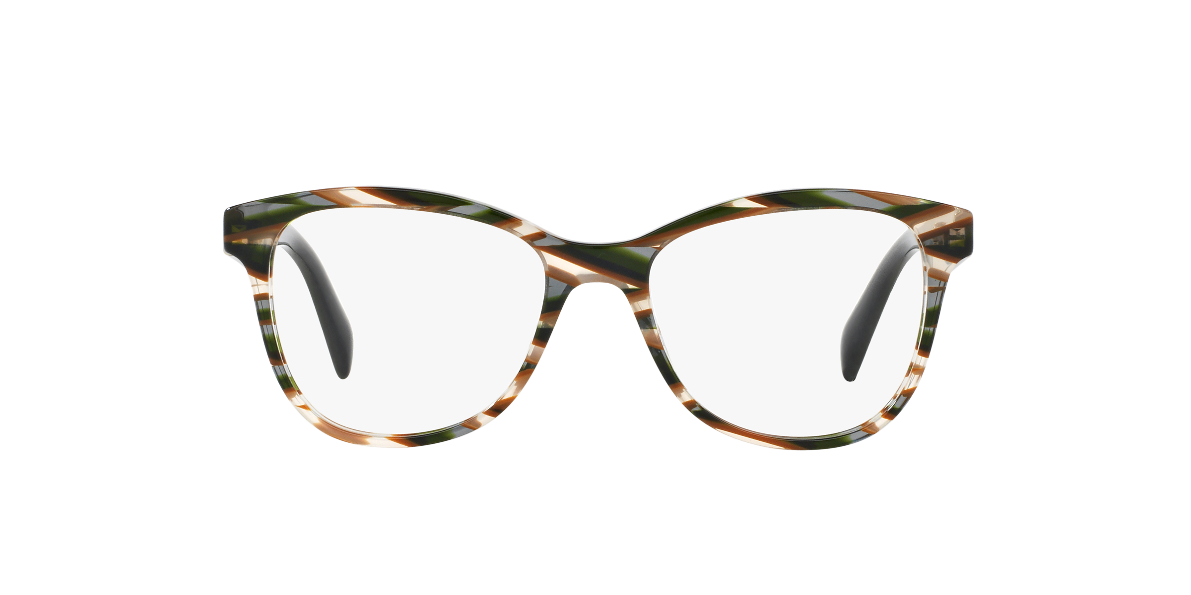 Prada PR 12TV Sheaves Grey Brown VAO1O1 three-quarter view