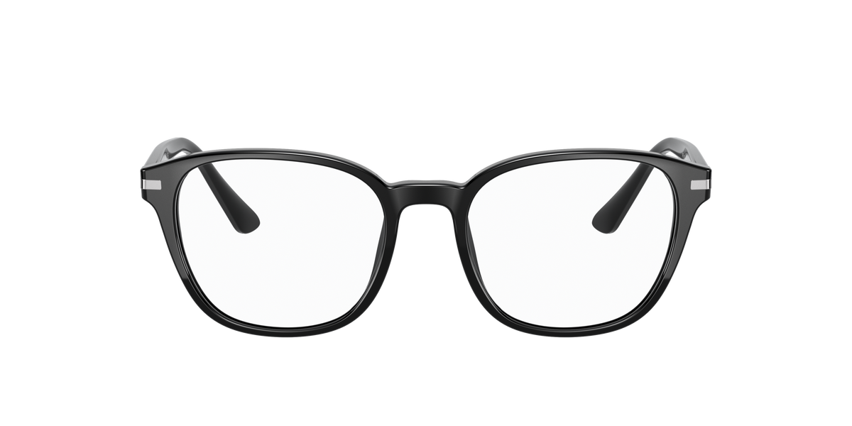 Prada PR 12WV Black 1AB1O1 three-quarter view