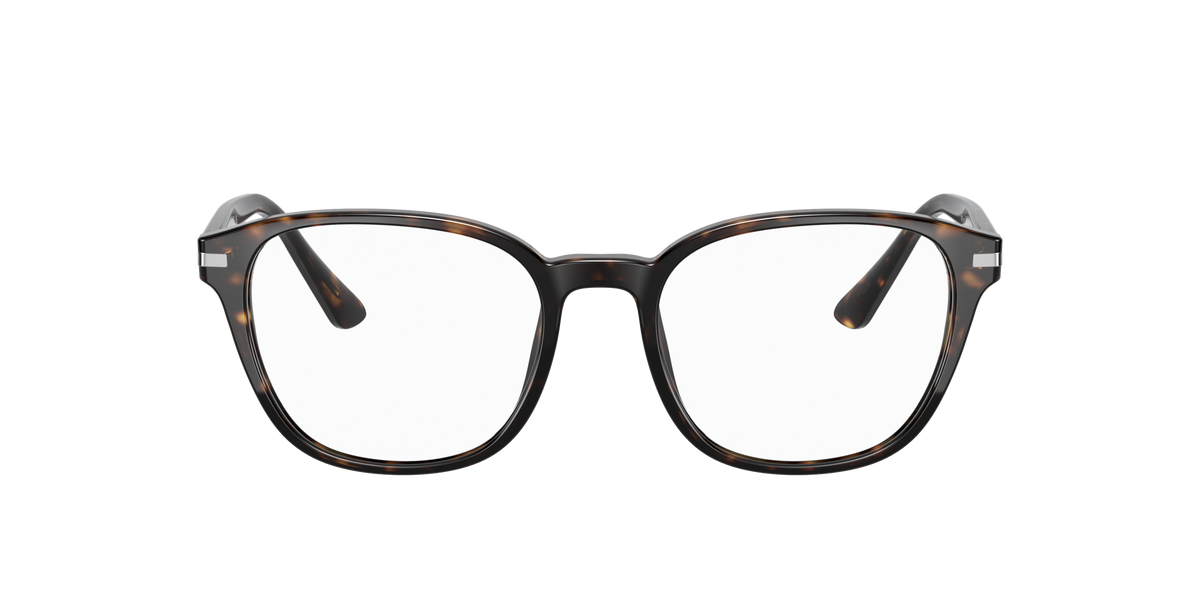 Prada PR 12WV Dark Havana 2AU1O1 three-quarter view