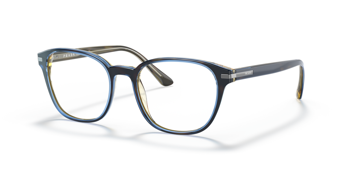 Prada PR 12WV Denim Tortoise ZXH1O1 three-quarter view