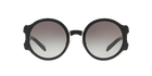 Prada PR 13US Black 1AB0A7 three-quarter view