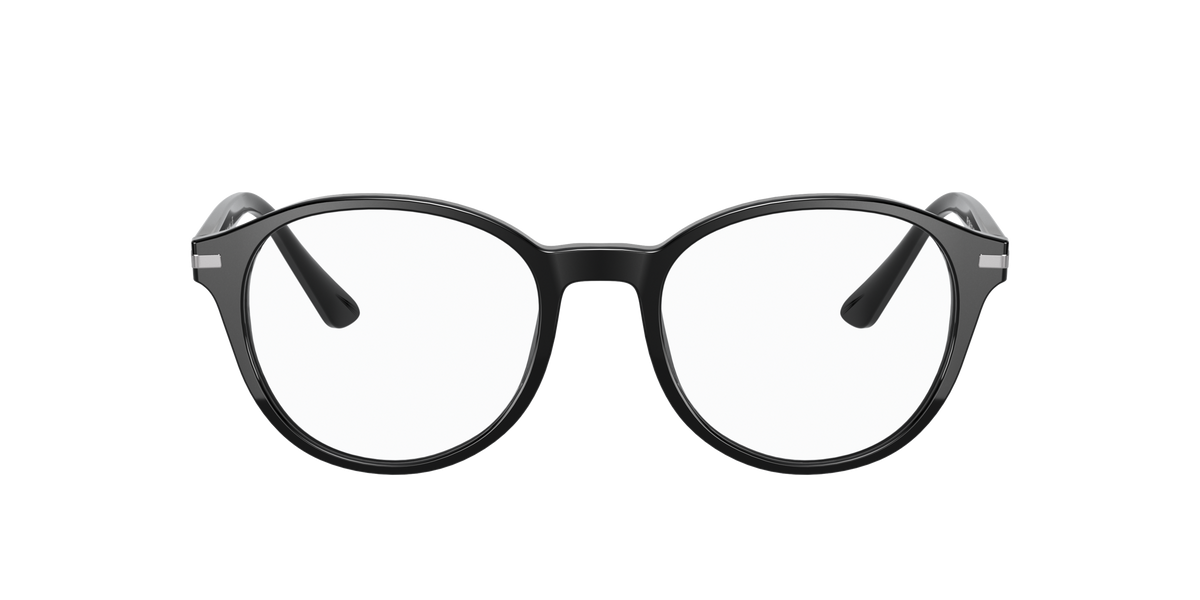 Prada PR 13WV Black 1AB1O1 three-quarter view
