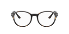 Prada PR 13WV Dark Havana 2AU1O1 three-quarter view