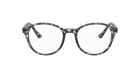 Prada PR 13WV Matte Grey Tortoise VH31O1 three-quarter view