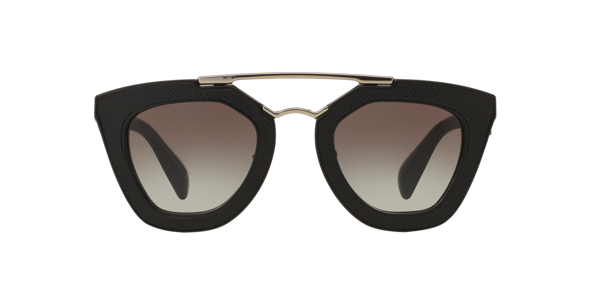Prada PR 14SS Black 1AB0A7 three-quarter view