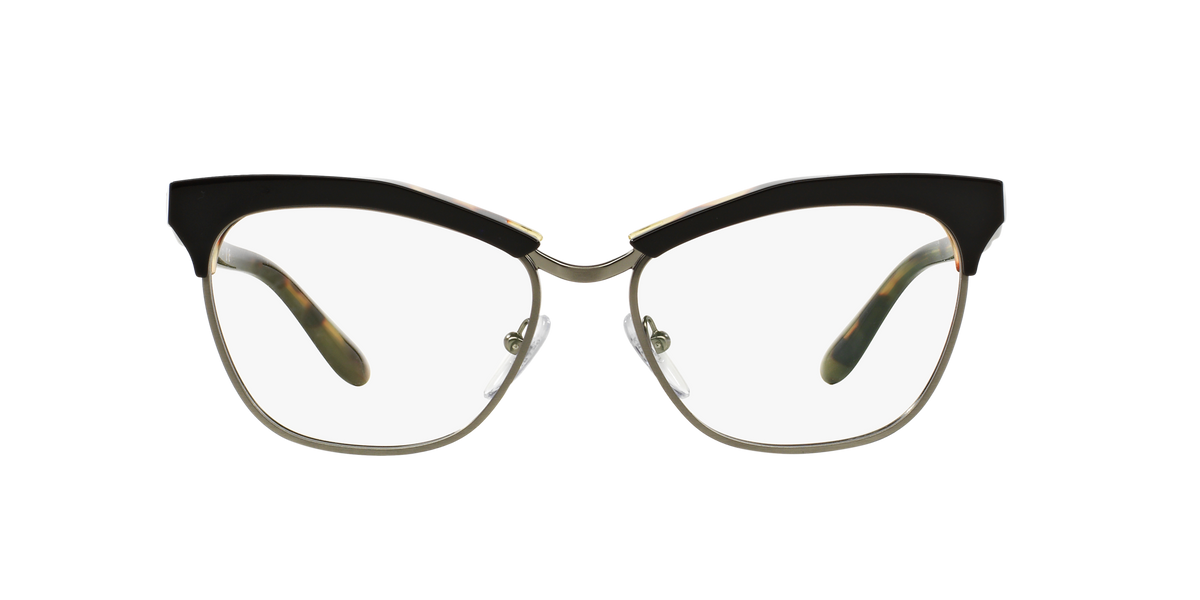 Prada PR 14SV Top Black/Medium Havana NAI1O1 three-quarter view