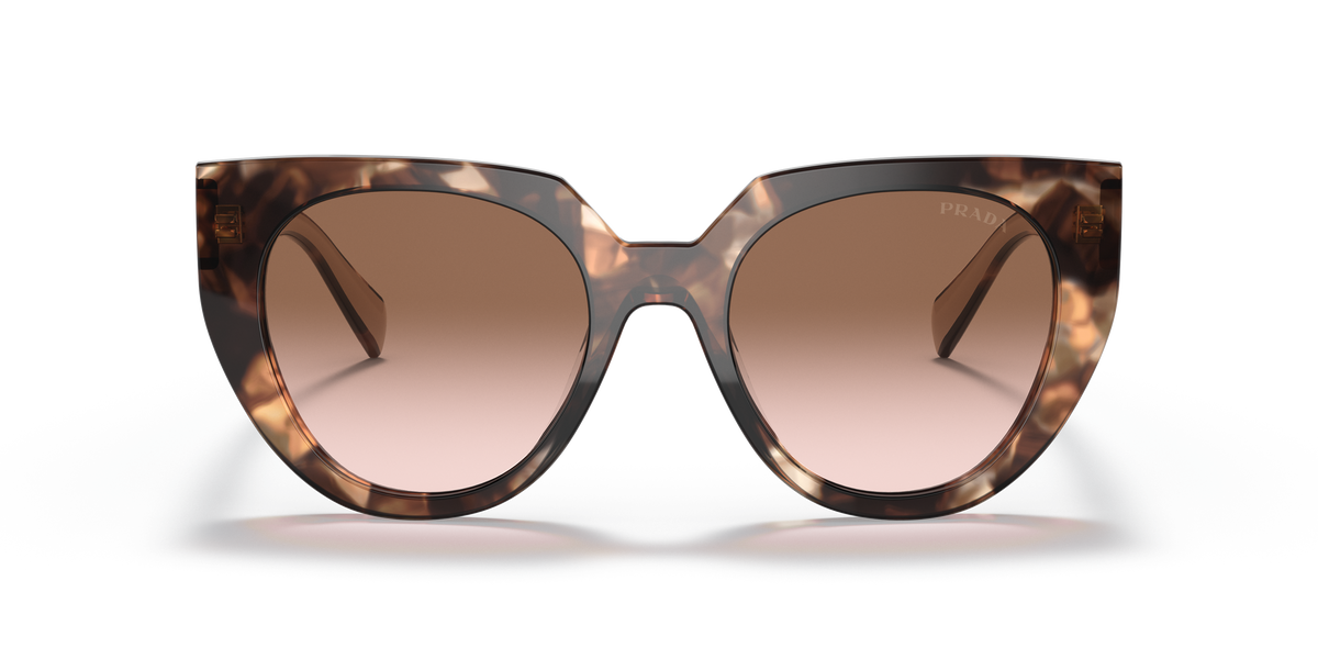 Prada PR 14WS 01R0A6 Caramel Tortoise/Powder, front view