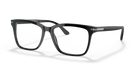 Prada PR 14WV Black 1AB1O1 three-quarter view