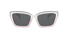 Prada PR 14XS White 01C5S0 three-quarter view