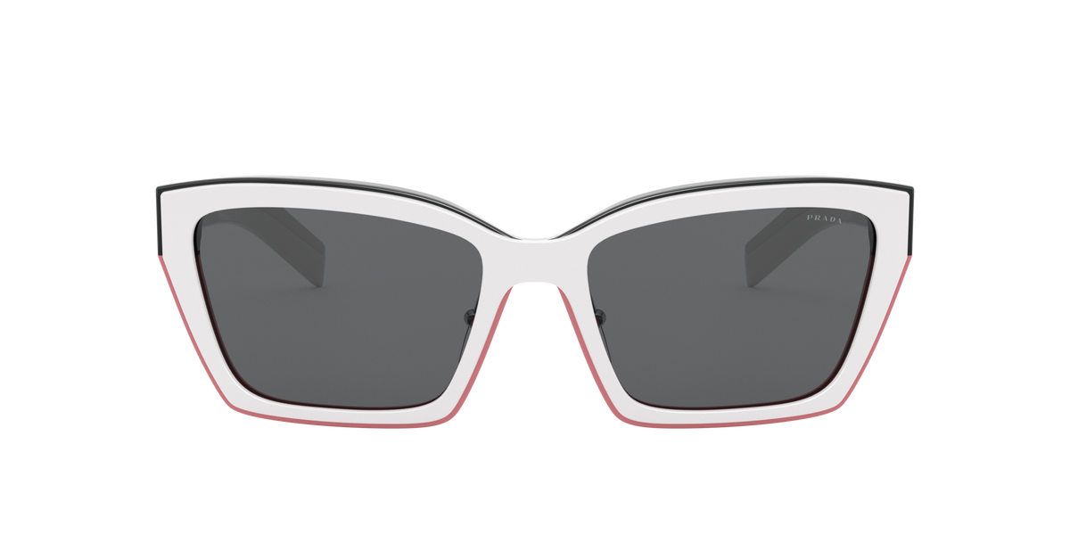 Prada PR 14XS White 01C5S0 three-quarter view
