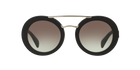 Prada PR 15SS Black 1AB0A7 three-quarter view