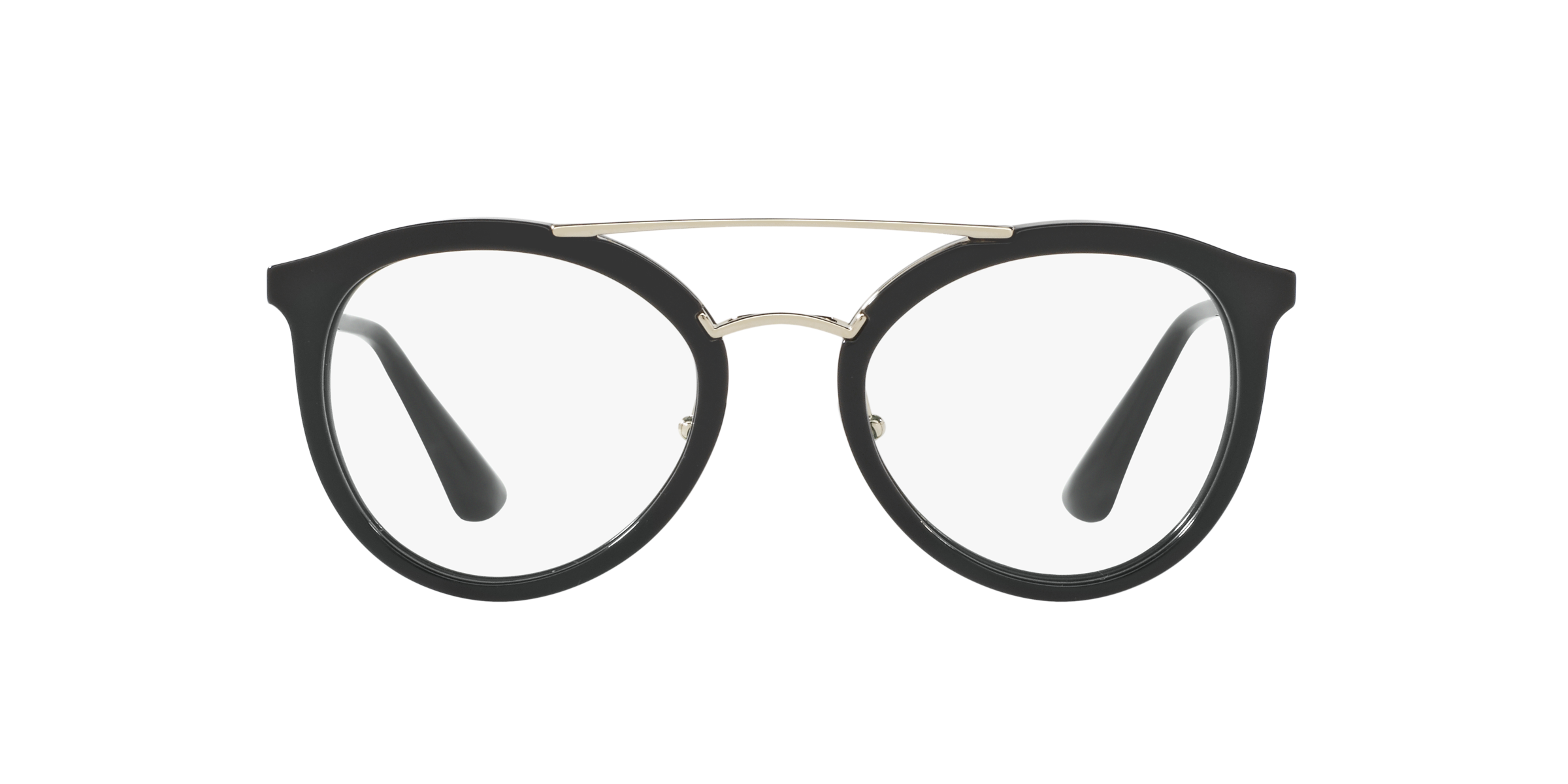 Prada PR 15TV Black 1AB1O1 three-quarter view