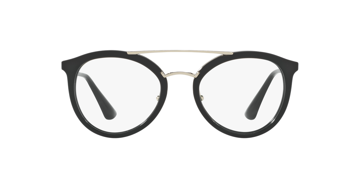 Prada PR 15TV Black 1AB1O1 three-quarter view
