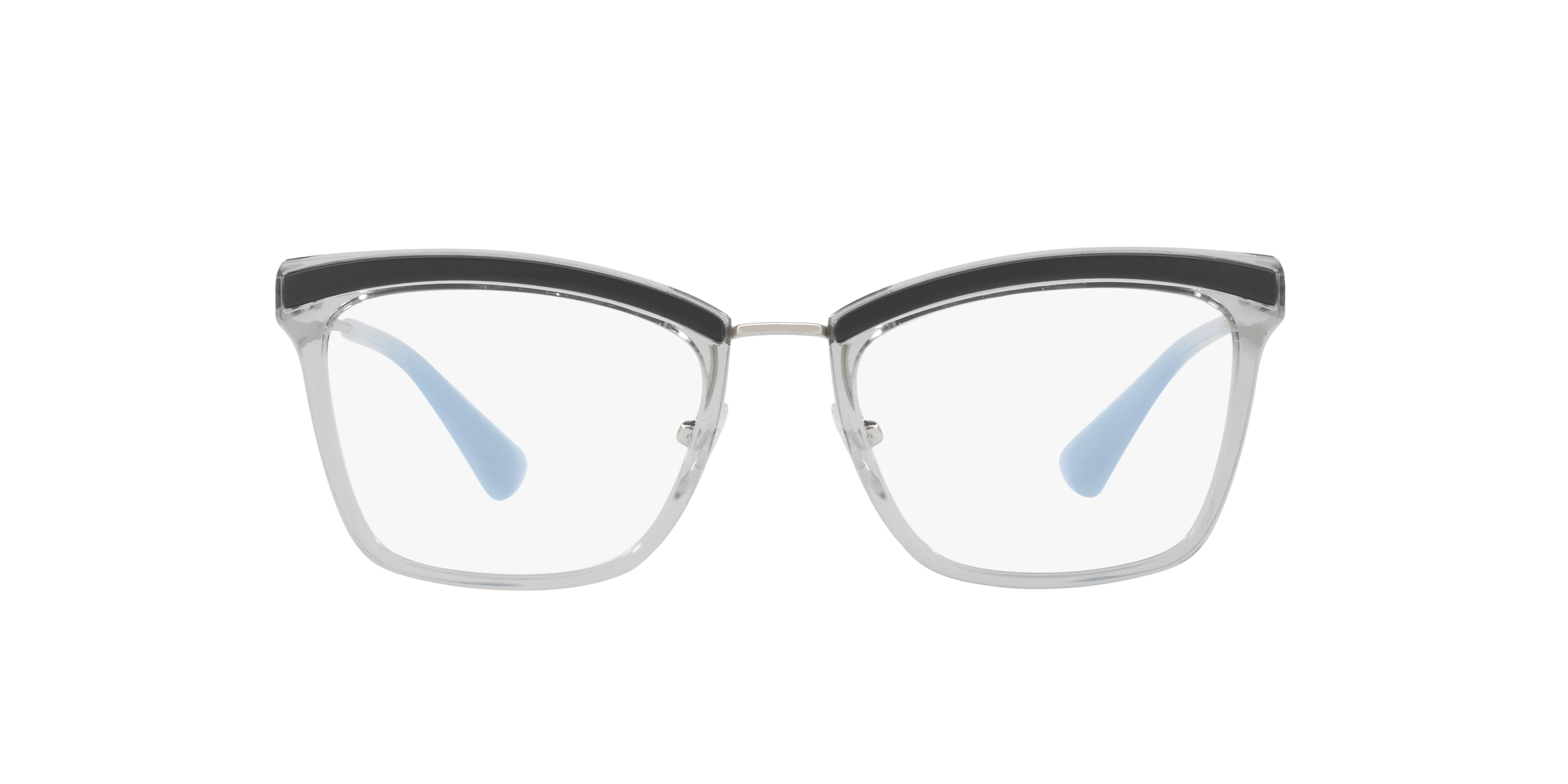 Prada PR 15UV Grey KI51O1 three-quarter view