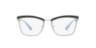 Prada PR 15UV Grey KI51O1 three-quarter view