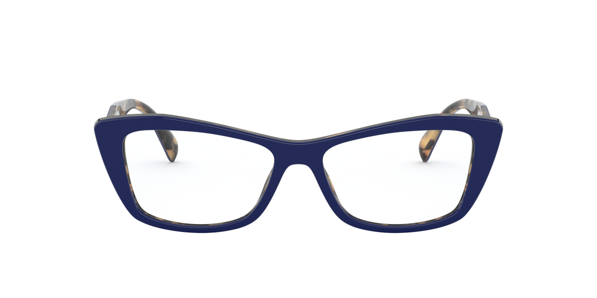 Prada PR 15XV Blue 05C1O1 three-quarter view