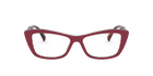 Prada PR 15XV Red/Havana 07C1O1 three-quarter view