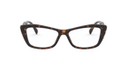 Prada PR 15XV Havana 2AU1O1 three-quarter view