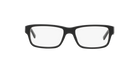 Prada PR 16MV Gloss Black 1AB1O1 three-quarter view