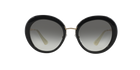 Prada PR 16QS Black 1AB0A7 three-quarter view