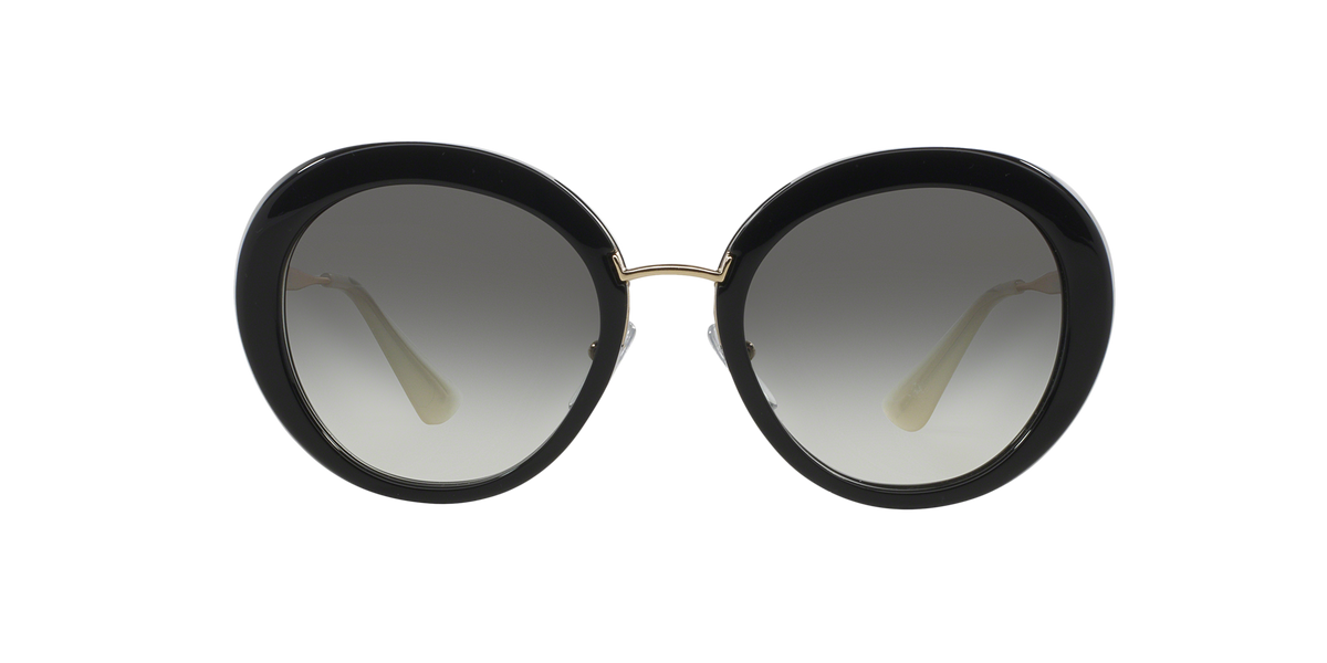 Prada PR 16QS Black 1AB0A7 three-quarter view