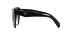 Prada PR 16RS 1AB0A7 Black, side view showing the temple