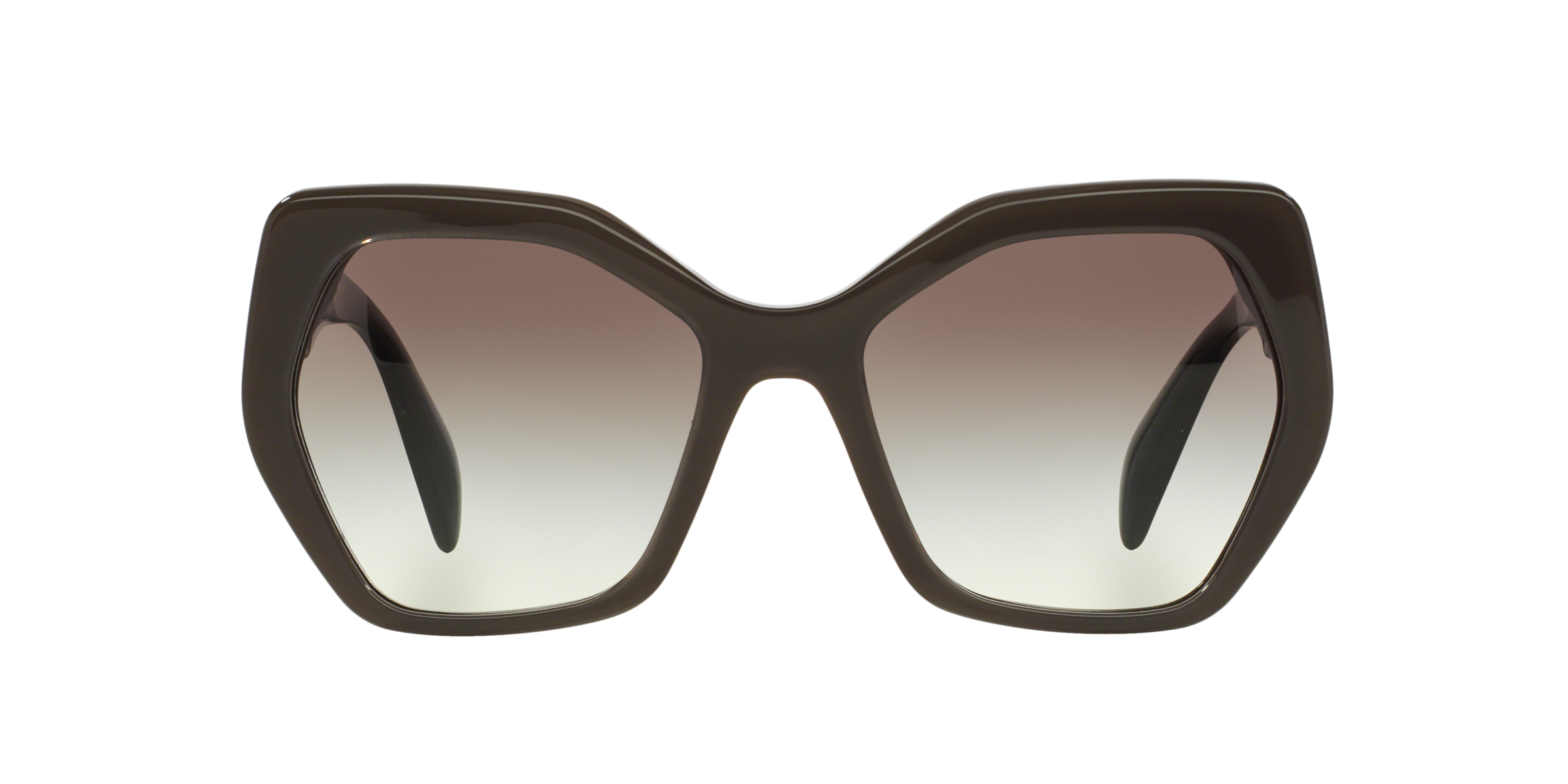 Prada PR 16RS UAM0A7 Opal Brown On Brown, front view