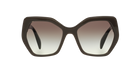 Prada PR 16RS UAM0A7 Opal Brown On Brown, front view