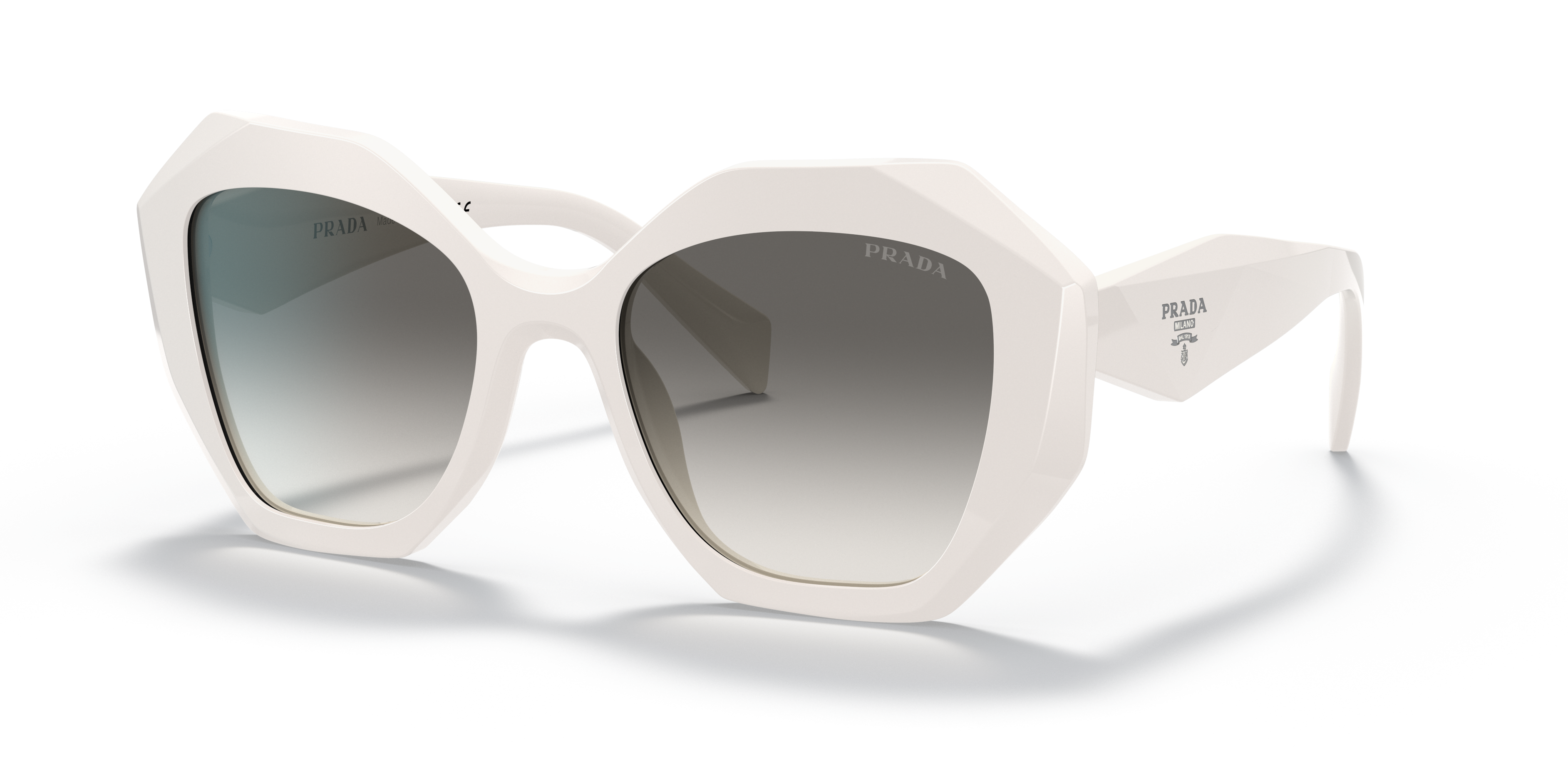 Prada PR 16WS 142130 Talc, three-quarter view