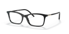 Prada PR 16WV Black 1AB1O1 three-quarter view