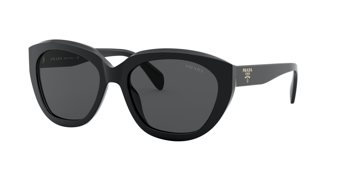 Prada PR 16XS Black 1AB5S0 three-quarter view