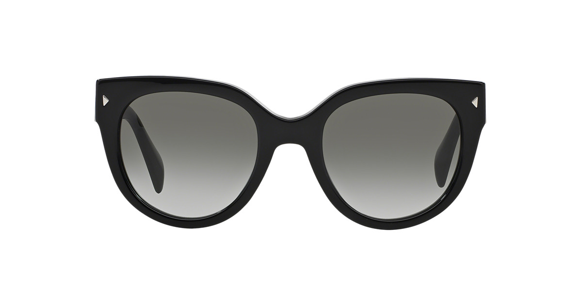 Prada PR 17OS Black 1AB0A7 three-quarter view