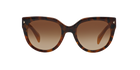 Prada PR 17OS Top Light Havana/Opal Yellow FAL1Z1 three-quarter view