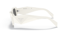 Prada PR 17WS 1425S0 Talc, side view showing the temple