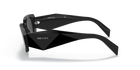 Prada PR 17WS 1AB5S0 Black, side view showing the temple