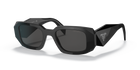 Prada PR 17WS 1AB5S0 Black, three-quarter view