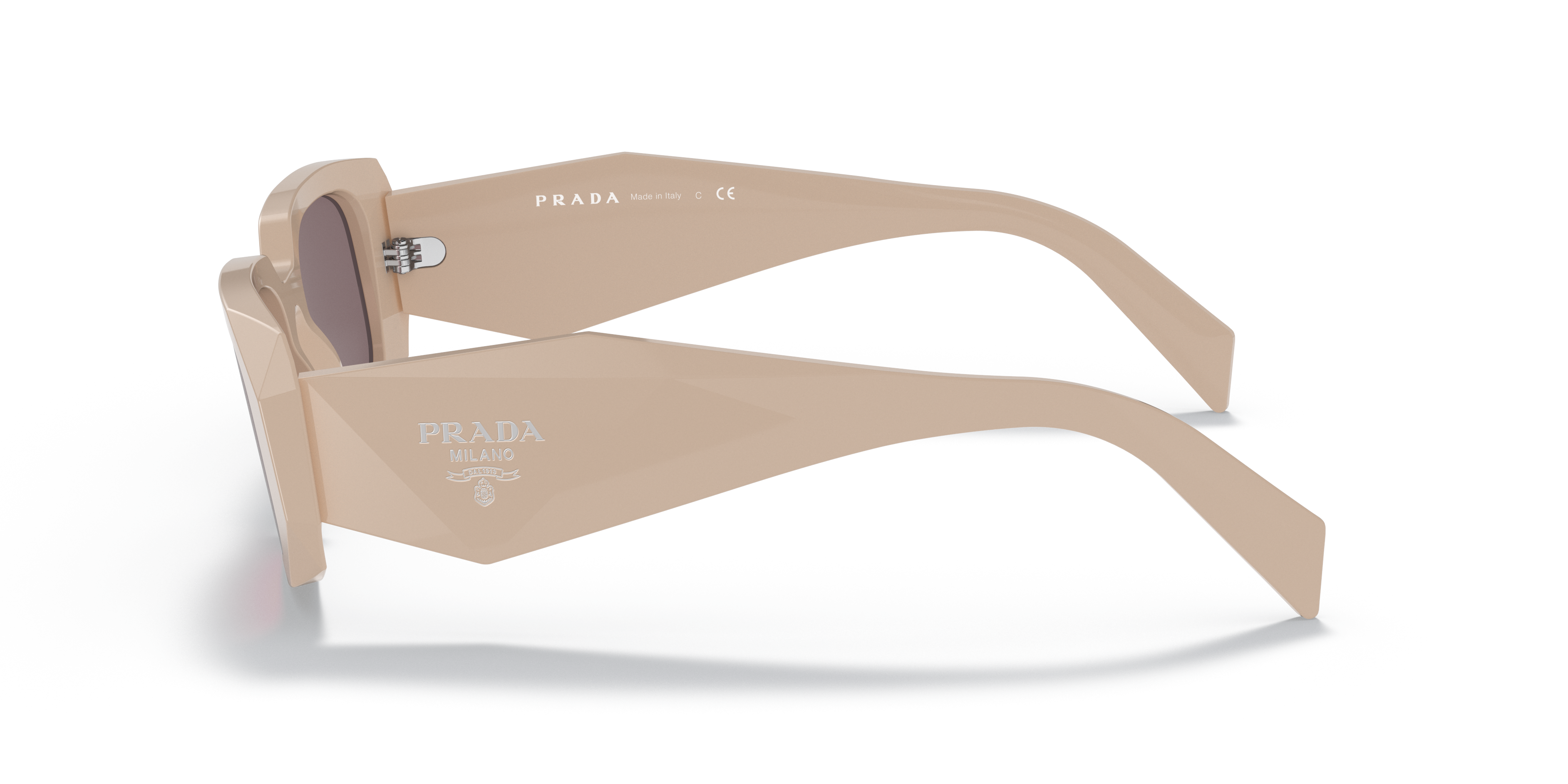 Prada PR 17WS VYJ6X1 Powder, side view showing the temple