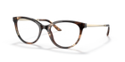 Prada PR 17WV Caramel Tortoise 07R1O1 three-quarter view