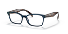 Prada PR 18TV Crystal Blue 08Q1O1 three-quarter view