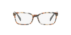 Prada PR 18TV Havana/Ears Avio Blue CO51O1 three-quarter view