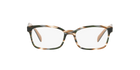 Prada PR 18TV Havana/Green Brown Ears CXY1O1 three-quarter view
