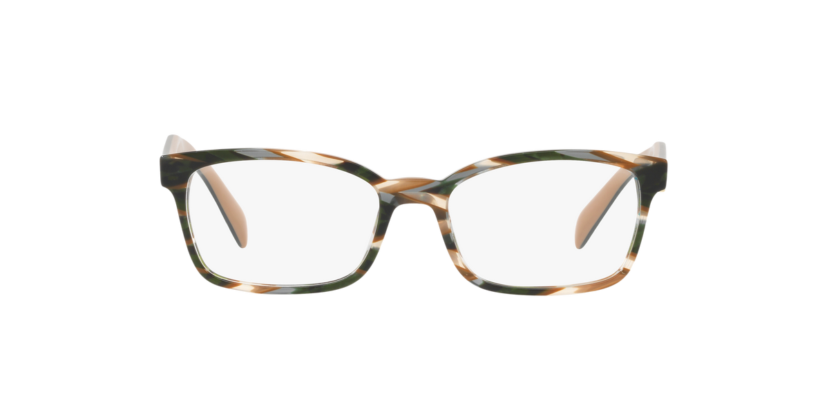 Prada PR 18TV Havana/Green Brown Ears CXY1O1 three-quarter view