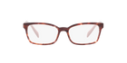 Prada PR 18TV Pink Havana UE01O1 three-quarter view