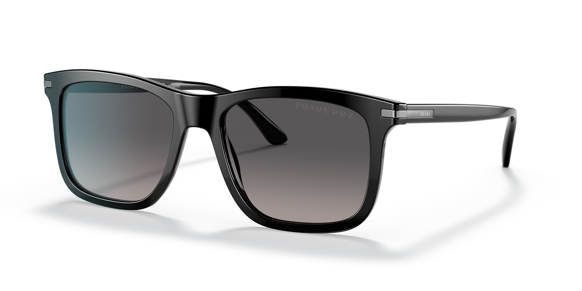 Prada PR 18WS 1AB09G Black, three-quarter view